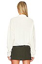 view 3 of 4 Choker Plunge Sweater in Cream