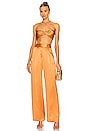 view 4 of 4 PANTALON WIDE LEG in Apricot