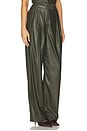 view 2 of 6 Double Pleat Trouser in Army