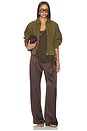 view 6 of 6 Relaxed Trouser in Carob