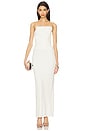 view 5 of 6 Crepe Bias Maxi Skirt in Cream