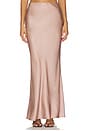 view 1 of 6 Bias Maxi Skirt in Dusty Rose