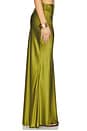 view 3 of 6 Bias Maxi Skirt in Moss