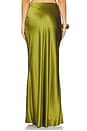 view 4 of 6 Bias Maxi Skirt in Moss