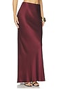 view 3 of 7 JUPE MAXI SKIRT in Henna