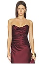 view 1 of 4 TOP BUSTIER in Henna