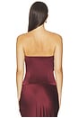 view 3 of 4 TOP BUSTIER in Henna