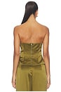 view 5 of 5 Wrap Bustier in Olive