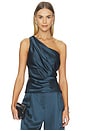 view 1 of 4 Draped One Shoulder Top in Night