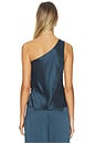 view 4 of 4 Draped One Shoulder Top in Night