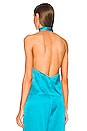 view 3 of 4 x REVOLVE Halter Open Back Top in Aqua