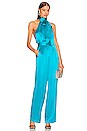 view 4 of 4 x REVOLVE Halter Open Back Top in Aqua