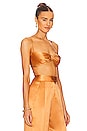 view 2 of 4 Slant Bikini Top in Apricot