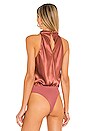 view 4 of 5 Halter Bodysuit in Rose