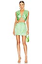 view 4 of 4 Draped Crop Top in Mint