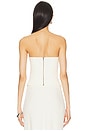view 4 of 5 Wrap Bustier Top in Cream