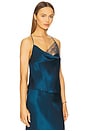view 2 of 5 TOP CAMI COM RENDA in Marine