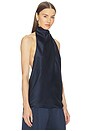 view 2 of 4 Draped Halter Top in Space