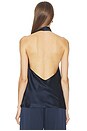 view 3 of 4 Draped Halter Top in Space