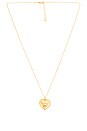 view 1 of 2 I Love You Heart Necklace in Gold
