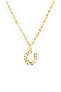 view 2 of 2 COLLIER HORSESHOE in Gold