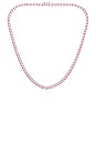 view 1 of 2 X REVOLVE Full Iced Out Necklace in Pink & Silver