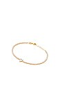 view 1 of 2 Single Heart Tennis Bracelet in Gold