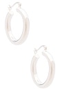 view 1 of 3 The Large Ravello Hoops in Silver
