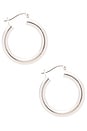 view 2 of 3 The Large Ravello Hoops in Silver