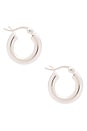 view 2 of 3 Small Ravello Hoops in Silver