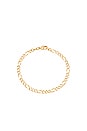 view 1 of 1 The Figaro Link Bracelet in Gold