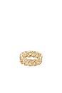 view 3 of 3 ANILLO ICED CUBAN LINK II in Gold