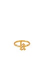 view 1 of 3 The Gothic Letter K Ring in Gold
