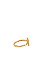 view 2 of 3 The Gothic Letter K Ring in Gold