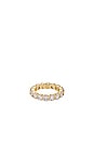 view 3 of 3 The Round Eternity Band in Gold