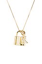 view 1 of 2 COLLIER K THE LOCK in Gold