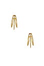 view 1 of 3 Triple Hoop Earring in Gold