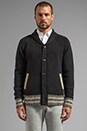 view 1 of 6 Baseball Jacket Sweater in Black