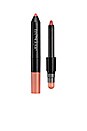 view 1 of 2 Matte Color & Shiny Balm Lip Crayon in Florence Fig & Rose