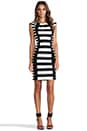 view 2 of 5 Phlox Dress in Black Stripe