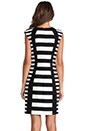 view 4 of 5 Phlox Dress in Black Stripe