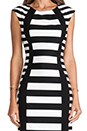 view 5 of 5 Phlox Dress in Black Stripe