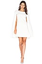 view 1 of 3 Gizela Cape Dress in Whitewash