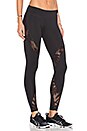 view 2 of 4 LEGGINGS LONG ISLAND MESH in Black