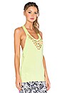 view 2 of 4 Laser Cut Tank in Citron