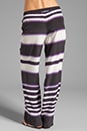 view 3 of 7 Ink Stripe Ikat Yuma Pant in Black Plum
