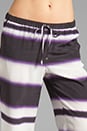 view 4 of 7 Ink Stripe Ikat Yuma Pant in Black Plum