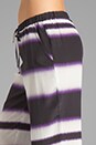 view 5 of 7 Ink Stripe Ikat Yuma Pant in Black Plum