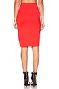 view 3 of 3 Adelisa Skirt in Lacquer Red