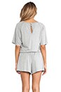 view 3 of 5 Lucille Romper in Heather Grey